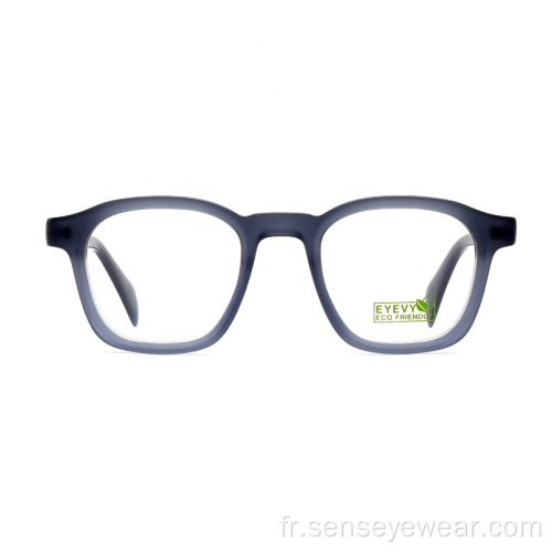 Vente en gros de lunettes optiques de cadre d&#39;acétate d&#39;éco de haute qualité